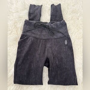 FP Movement by Free People Black Drawstring Leggings